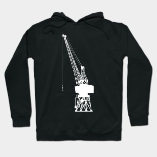 Dockyard Crane White Hoodie